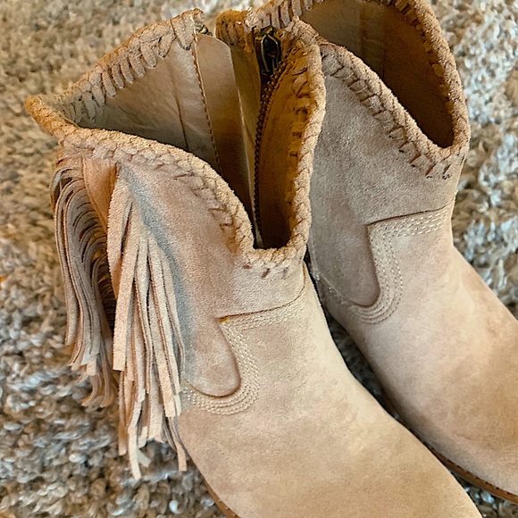 Women’s Tan Booties - Picture 2 of 3